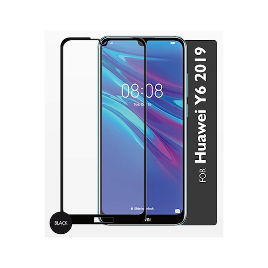 GEAR Härdat Glas 2,5D Full Cover Huawei Y6 2019