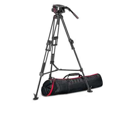 MANFROTTO Stativkit Video 509 + 645 Fast Twin MS 2 in 1 Aluminium