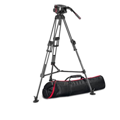 MANFROTTO Stativkit Video 509 + 645 Fast Twin MS 2 in 1 Kolfiber