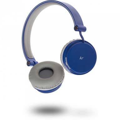 KITSOUND Hörlur Metro Blå On-Ear Trådlös Mic