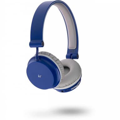 KITSOUND Hörlur Metro Blå On-Ear Trådlös Mic