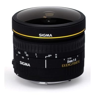 SIGMA AF 8mm f/3.5 DG Fisheye EX CIRKULÄR CANON