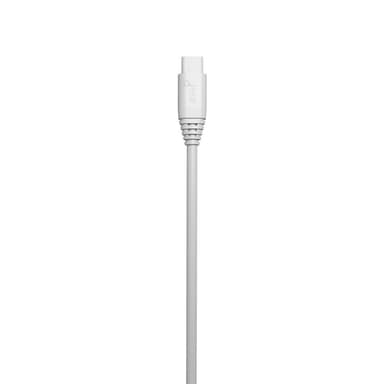 GEAR Laddkabel USB-C 2.0 2m Vit gen2 Rund Kabel