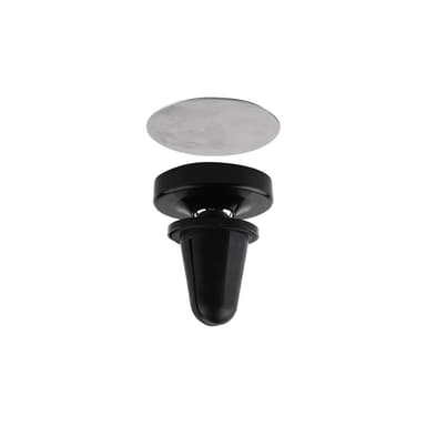 GEAR Magnetisk Mobilhållare Svart Vridbar Puck Fläktgaller