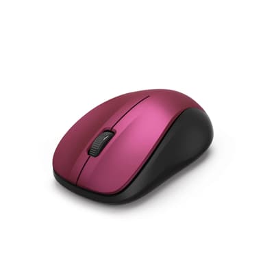 HAMA Mus MW-300 Optisk Trådlös Bordeaux/Rosa