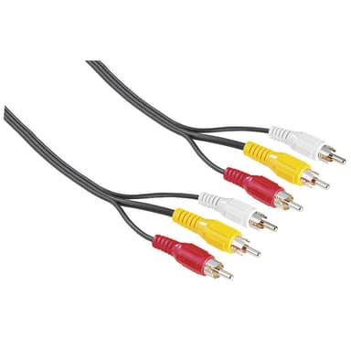 EXXTER Kabel 3xRCA-3xRCA 2 m 3xHane-3xHane