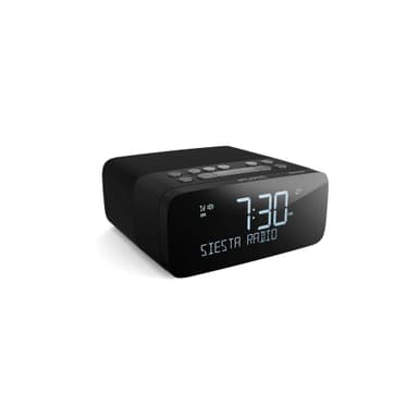 PURE FM/DAB/DAB+ Siesta Rise S Klockradio Grafit