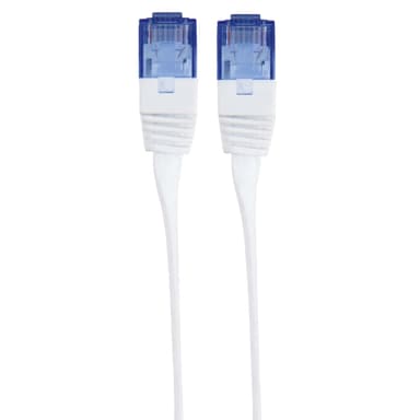HAMA Kabel Nätverk CAT6 UTP Flat Vit 10m