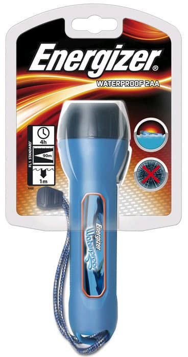 Energizer Vattentät Ficklampa 2AA