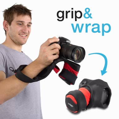 MIGGO Kamerafodral/Grepp 70 DSLR Svart/Röd
