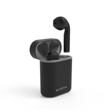 NORTH True Wireless Hörlur TOUCH ONE Svart TWS