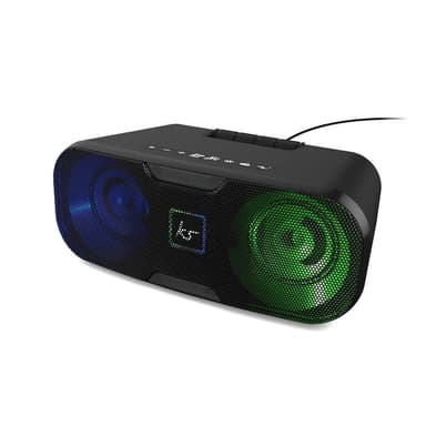 KITSOUND Högtalare SLAM XL Trådlös Svart RGB-LED 100W