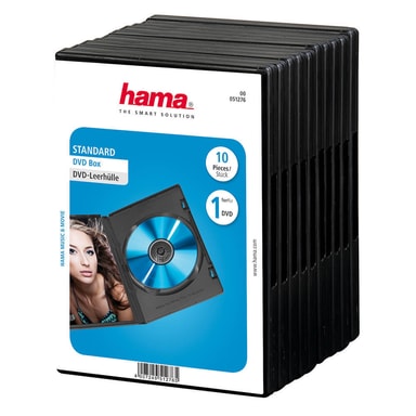 Hama Dvd Box Svart 10 Pack Elgiganten