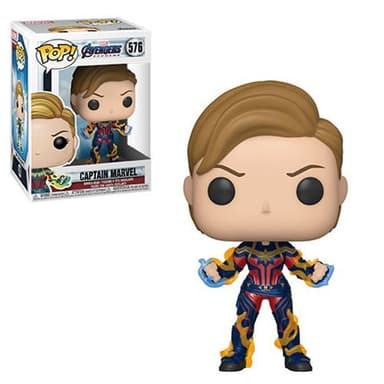 FUNKO! POP MARVEL: ENDGAME - CAP. MARVEL W/HAIR