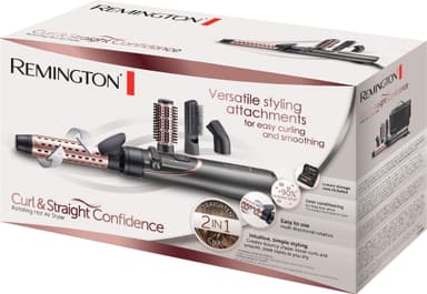 Remington Curl & Straight Confidence varmluftsborste AS8606