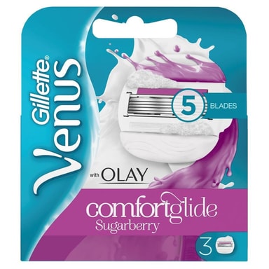 Recharges Lames Gillette VENUS Comfortglide Sugarberry - Pack De 3 - 5 Lames