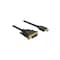 NÖRDIC 1m kabel HDMI High Speed till DVI-D Single Link 18+1 kabel upplösning 1920x1200 60Hz 5,1Gbps Ren koppar 99,99%