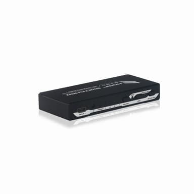NÖRDIC HDMI Switch 4 till 1 med Audio Extractor och ARC, 4Kx2K i 60Hz, HDCP 2.2, 7.1 Surround, Metal