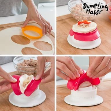 Form till piroger och fylld pasta fast & easy dumpling maker