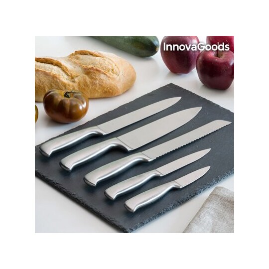 Knivar med knivställ vudú premium innovagoods (6 delar)