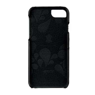 Mobilskal Skinn Kortfack Svart - iPhone 6 / 7 / 8 / SE