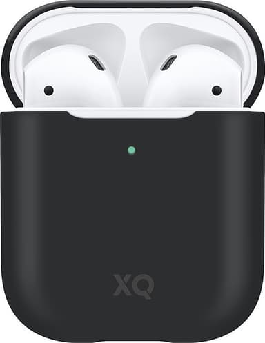 Xqisit silikonfodral för AirPods (svart)