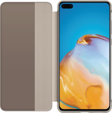Huawei P40 Smart View flipfodral (khaki)