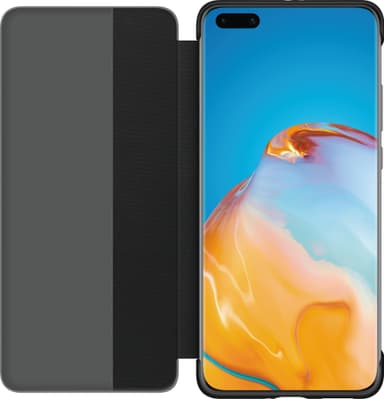 Huawei P40 Pro Smart View flipfodral (svart)