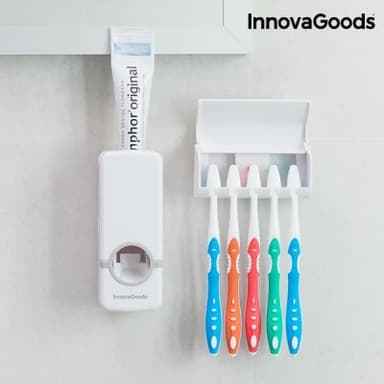 Tandkrämsdoserare med tandborsthållare innovagoods
