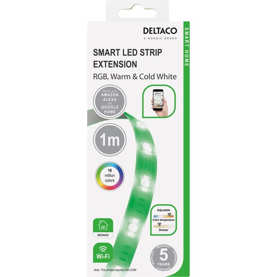 Deltaco LED ljusslinga SHLSEX1M