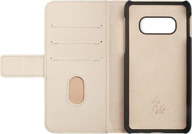 La Vie Samsung Galaxy S10 Lite plånboksfodraö (beige)