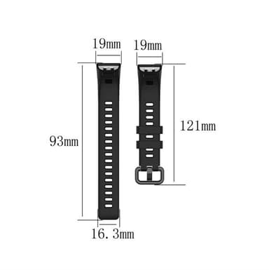 Huawei band 3 pro - Svart Armband