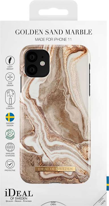 iDeal of Sweden fodral för iPhone 11 (golden sand marble)