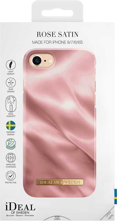 iDeal of Sweden fodral för iPhone 6/7/8/SE Gen. 2/3  (rose satin)