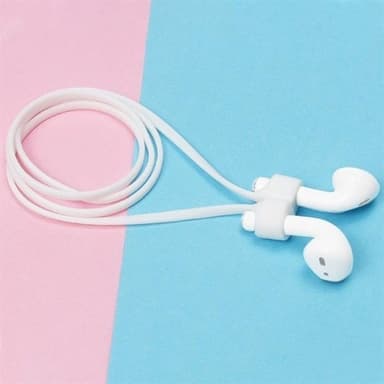 Silkon band magnetiska till Apple AirPods 1 / 2 - Vita