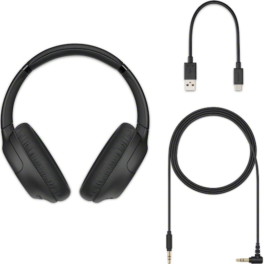 Sony WH-CH710 trådlösa around-ear hörlurar (svart)