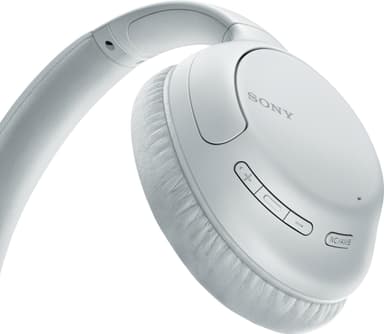 Sony WH-CH710 trådlösa around-ear hörlurar (vit)