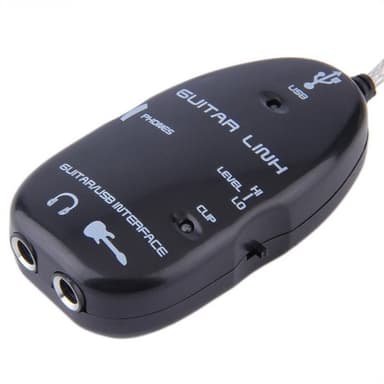USB Gitarr Adapter Link Kabel