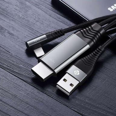 TOTUDESIGN 4K Lightning-HDMI Adapter