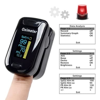 Pulsoximeter med LED Display