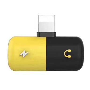 2 i 1 Lightning Ljud & Laddadapter