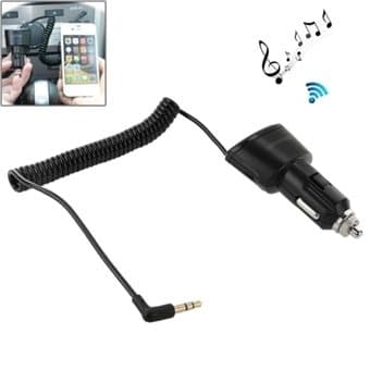 Bluetooth 3,5mm AUX Biladapter med USB Port