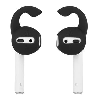 Silikon Earpads till Apple AirPods 1 / 2 - Svarta