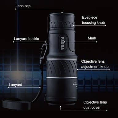 Nattseende Monocular Focusing teleskop 40x60