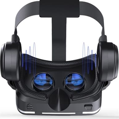 VR Shinecon 6.0 3D Glasögon med inbyggda hörlurar
