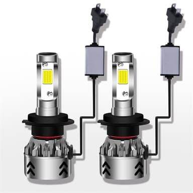 Led konvertering strålkastare 2-Pack Lampa H7 27W 3000LM 6000K ...
