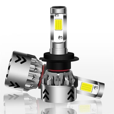 Led konvertering strålkastare 2-Pack Lampa H7 27W 3000LM 6000K ...