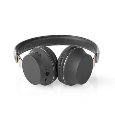 Nedis Bluetooth-hörlurar med tyg - Grå/Svart