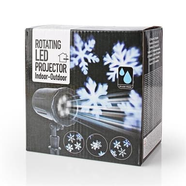 S.I.A. LED-Projektor Snöflinga