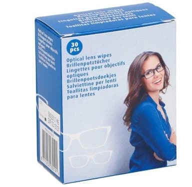 Våtservetter för Optisk lins 30 st